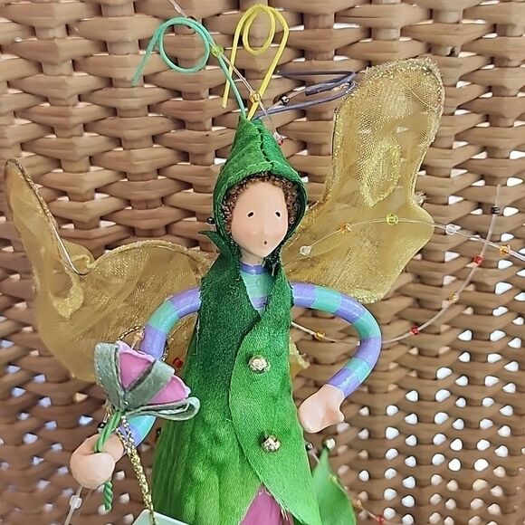Rare Silvestri SWEET PEA Fairy Ornament - Picture 5 of 17
